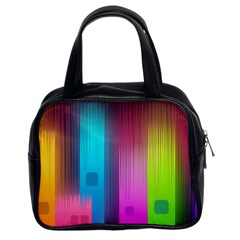 Abstract Background Colorful Classic Handbag (two Sides) by Pakrebo