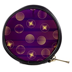 Background Purple Lines Decorative Mini Makeup Bag by Pakrebo