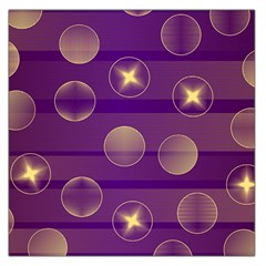 Background Purple Lines Decorative Large Satin Scarf (square)