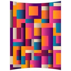 Abstract Background Geometry Blocks Back Support Cushion