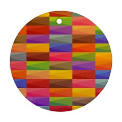 Abstract Background Geometric Ornament (round)