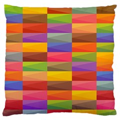 Abstract Background Geometric Standard Flano Cushion Case (one Side) by Mariart