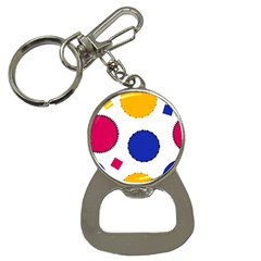 Circles Seamless Pattern Tileable Bottle Opener Key Chain by Alisyart