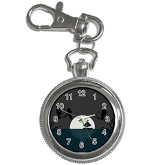 Birds Moon Moonlight Tree Animal Key Chain Watches by HermanTelo