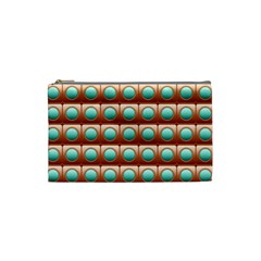 Abstract Circle Square Cosmetic Bag (small) by HermanTelo