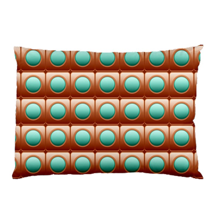 Abstract Circle Square Pillow Case (Two Sides)