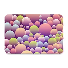 Abstract Background Circle Bubbles Plate Mats by HermanTelo