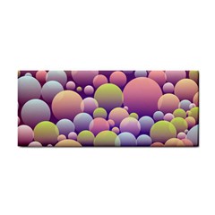 Abstract Background Circle Bubbles Hand Towel by HermanTelo