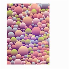 Abstract Background Circle Bubbles Large Garden Flag (two Sides) by HermanTelo