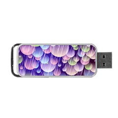 Abstract Background Circle Bubbles Space Portable Usb Flash (two Sides) by HermanTelo