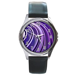 Circle Concentric Render Metal Round Metal Watch by HermanTelo