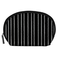 Chains Black Design Metal Iron Accessory Pouch (large)