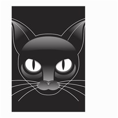 Grey Eyes Kitty Cat Small Garden Flag (two Sides) by HermanTelo