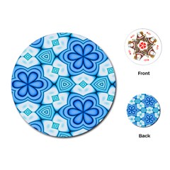 Pattern Abstract Wallpaper Playing Cards (Round)