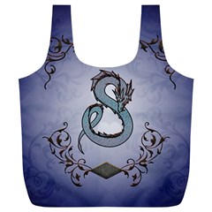 Wonderful Decorative Chinese Dragon Full Print Recycle Bag (xl) by FantasyWorld7