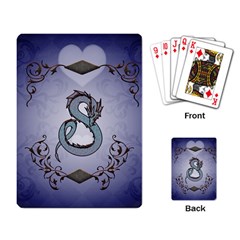 Wonderful Decorative Chinese Dragon Playing Cards Single Design by FantasyWorld7