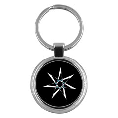 Star Sky Design Decor Key Chain (round) by HermanTelo