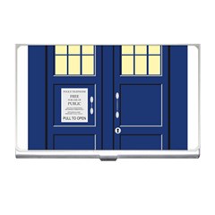 Tardis Doctor Who Time Travel Business Card Holder by HermanTelo