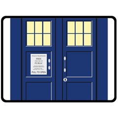 Tardis Doctor Who Time Travel Fleece Blanket (Large) 