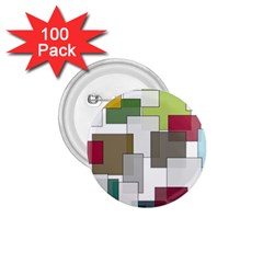 Wallpaper Texture Plaid 1.75  Buttons (100 pack) 