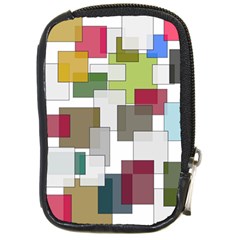 Wallpaper Texture Plaid Compact Camera Leather Case