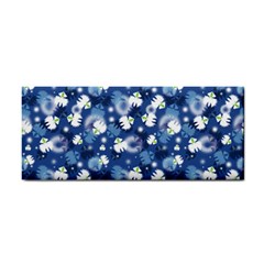 White Flowers Summer Plant Hand Towel by HermanTelo