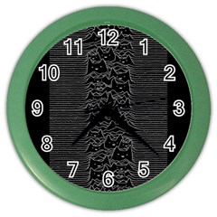 Fur Division Color Wall Clock