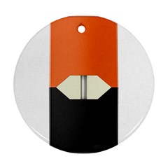 Juul Mango Pod Round Ornament (two Sides)