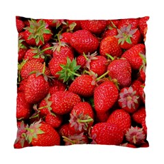 Strawberries Standard Cushion Case (two Sides) by TheAmericanDream