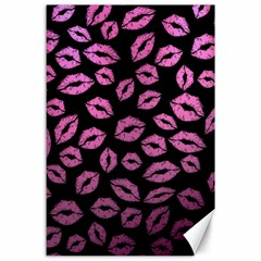 Pink Kisses Canvas 24  X 36  by TheAmericanDream