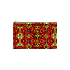 Abstract Background Pattern Doodle Cosmetic Bag (small) by Pakrebo