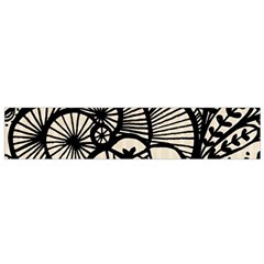 Background Abstract Beige Black Small Flano Scarf by Pakrebo