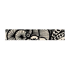 Background Abstract Beige Black Flano Scarf (mini) by Pakrebo