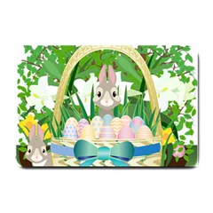 Graphic Easter Easter Basket Spring Small Doormat 