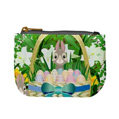 Graphic Easter Easter Basket Spring Mini Coin Purse