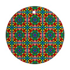 Seamless Pattern Tile Tileable Ornament (round)