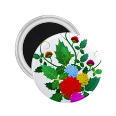 Flowers Floral Plants Nature 2 25  Magnets by Pakrebo