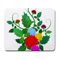 Flowers Floral Plants Nature Large Mousepads by Pakrebo