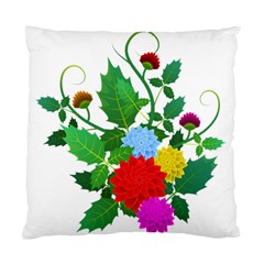 Flowers Floral Plants Nature Standard Cushion Case (two Sides) by Pakrebo