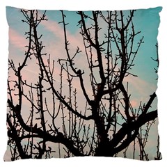 Fruit Tree Silhouette Aesthetic Large Cushion Case (one Side) by Pakrebo