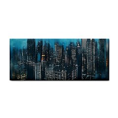 Cityscape Buildings Skyscraper Hand Towel by Pakrebo