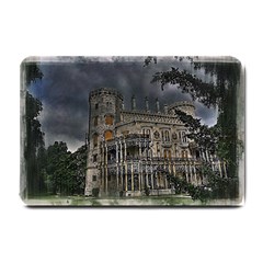 Castle Mansion Architecture House Small Doormat  by Pakrebo