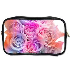 Rose Bouquet Flower Petal Floral Toiletries Bag (one Side) by Pakrebo