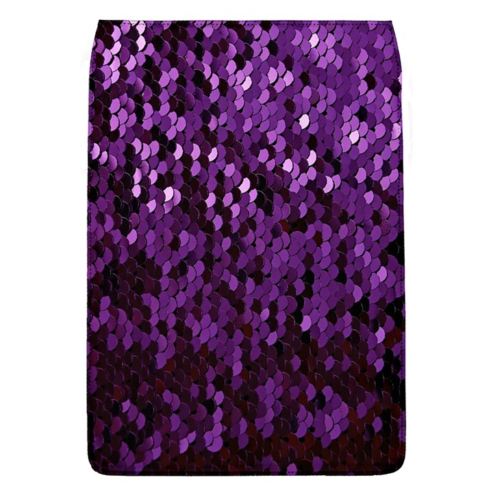 Sequins  White Purple Removable Flap Cover (L)