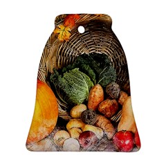 Pumpkin Vegetables Autumn Bell Ornament (two Sides) by Pakrebo