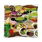 Eat Food Background Art Color Standard Cushion Case (One Side) Front