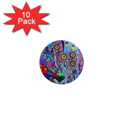 Abstract Forest  1  Mini Magnet (10 Pack)  by okhismakingart