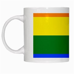 Lgbt Rainbow Pride Flag White Mugs by lgbtnation