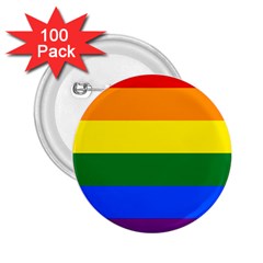 Lgbt Rainbow Pride Flag 2 25  Buttons (100 Pack)  by lgbtnation
