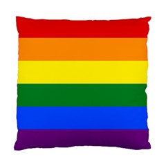 Lgbt Rainbow Pride Flag Standard Cushion Case (one Side) by lgbtnation